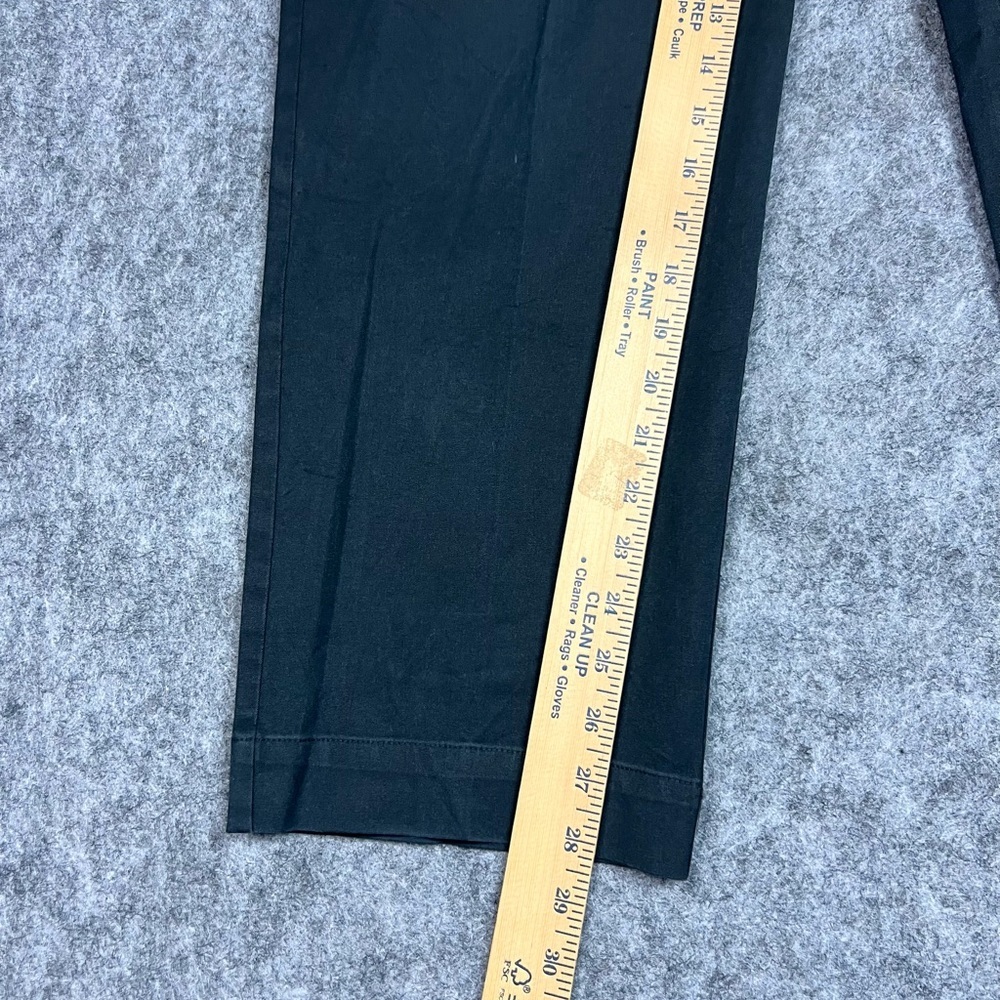 Eileen Fisher Black Ankle Pants 95% Organic Cotton Pants Size XL - Picture 5 of 9
